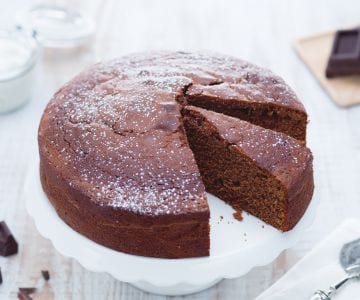 Chocolate cake with sour cream