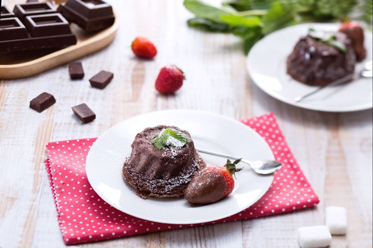 Chocolate and Strawberry Tart