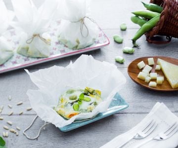 Fava and Cheese Parcels