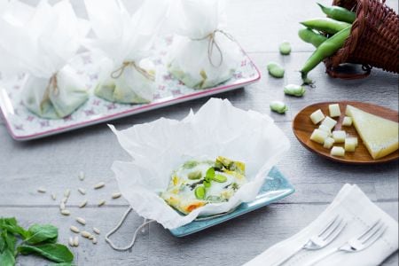 Fava and Cheese Parcels