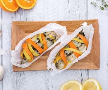 Baked Croaker with Citrus Aroma