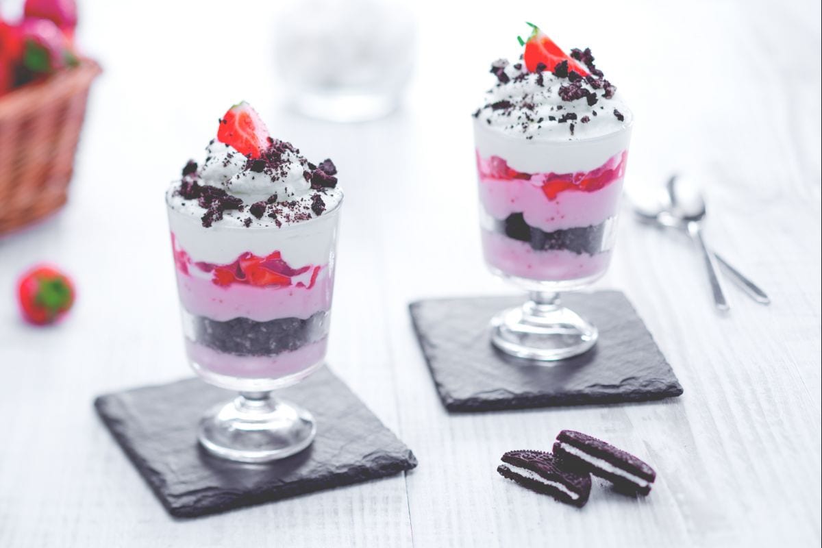 Strawberry and Chocolate Trifle