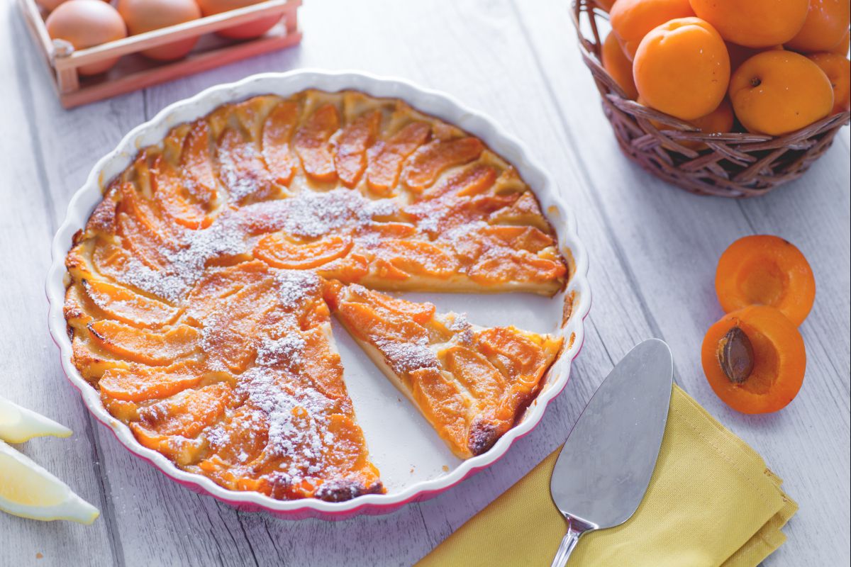 Apricot clafoutis