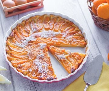 Apricot clafoutis