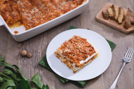 Lasagna with Seitan Ragù