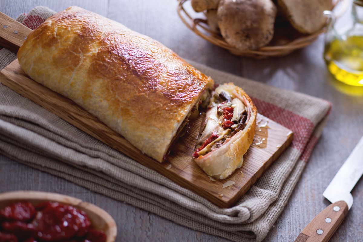 Porcini and Ham Roll