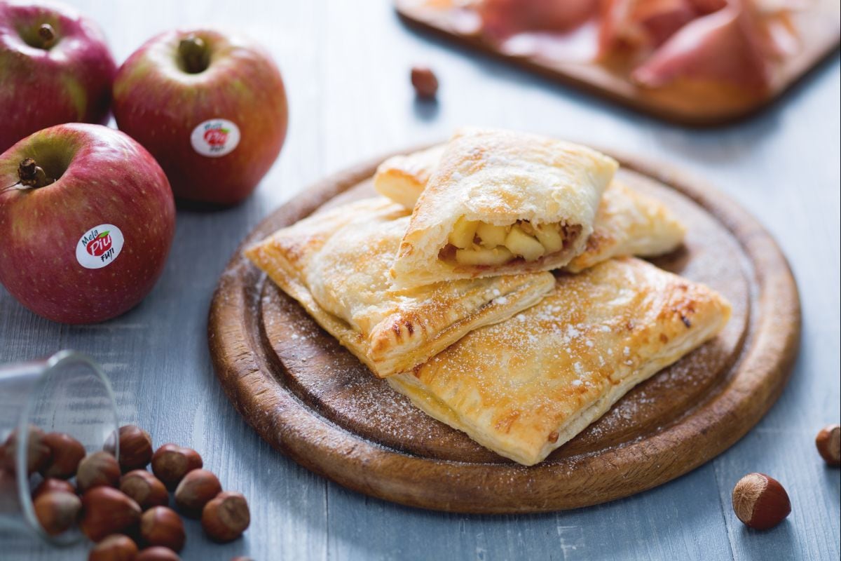 Apple and Culatello Puff Pastry