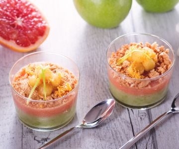 Apple and Grapefruit Glasses