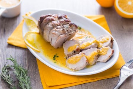 Pork tenderloin with orange