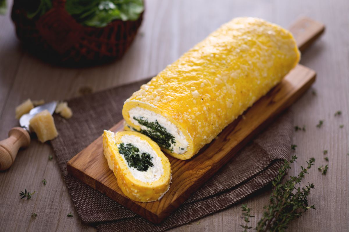 Ricotta and Spinach Roll