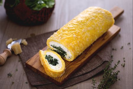 Ricotta and Spinach Roll