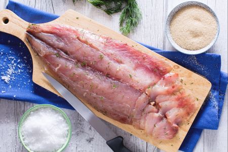 Amberjack Gravlax