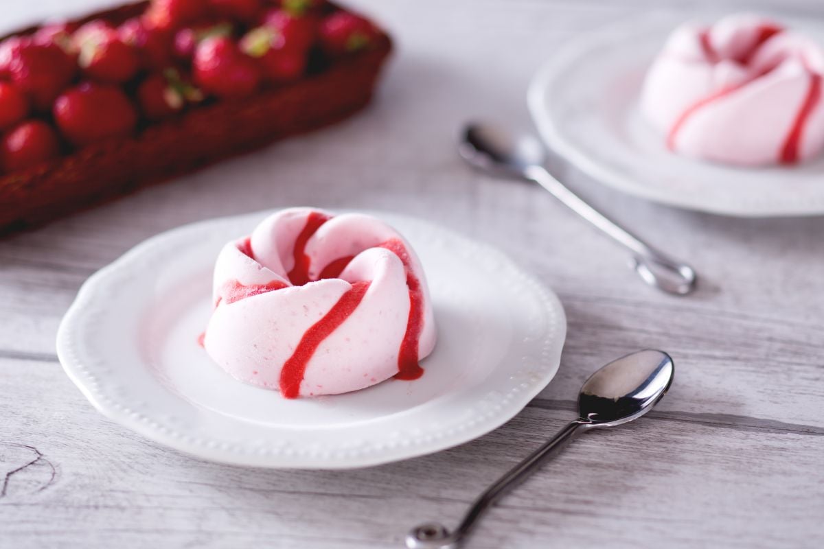 Strawberry Semifreddo