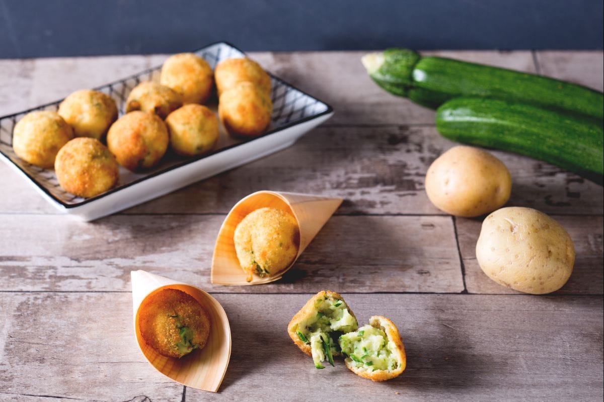 Zucchini and Potato Balls