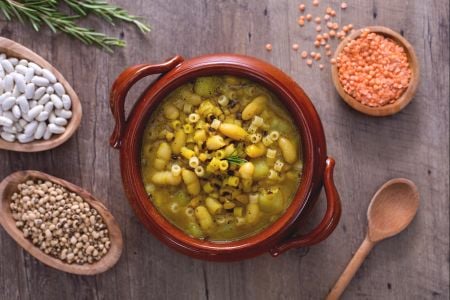 Legume and Turmeric Soup