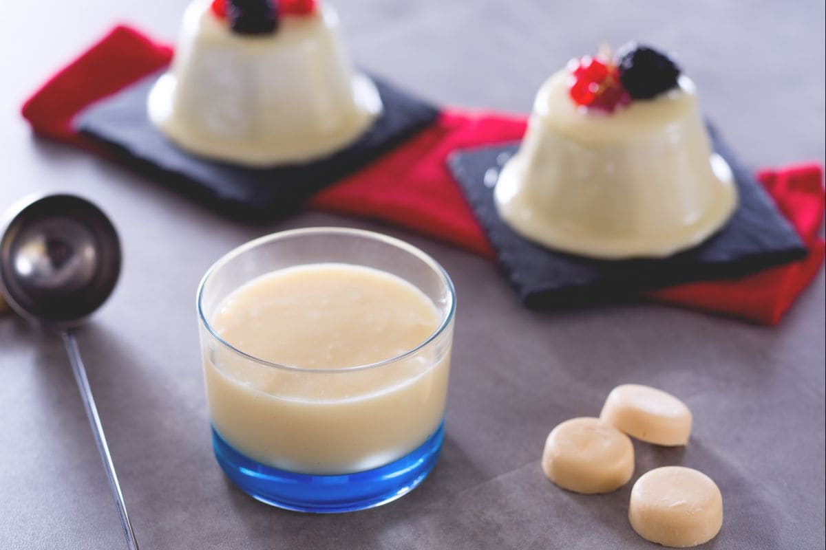 White chocolate ganache