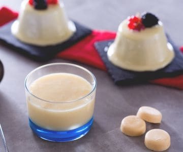 White chocolate ganache