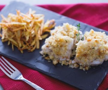 Monkfish with potatoes