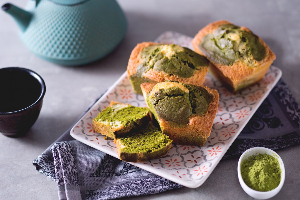 Matcha Tea Pound Cake