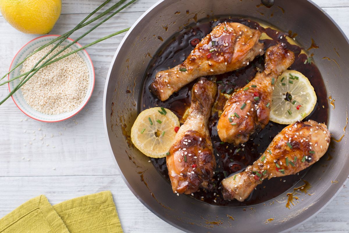 Honey chicken drumsticks