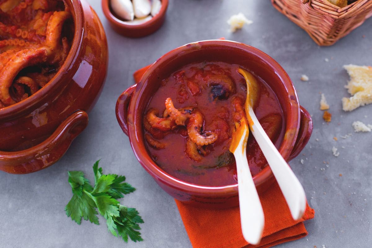 Octopus in Tomato Sauce