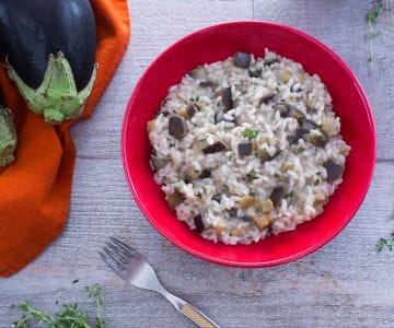 Eggplant Risotto