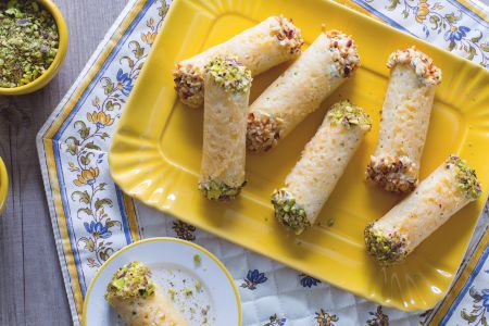 Grana Cheese Cannoli Filled