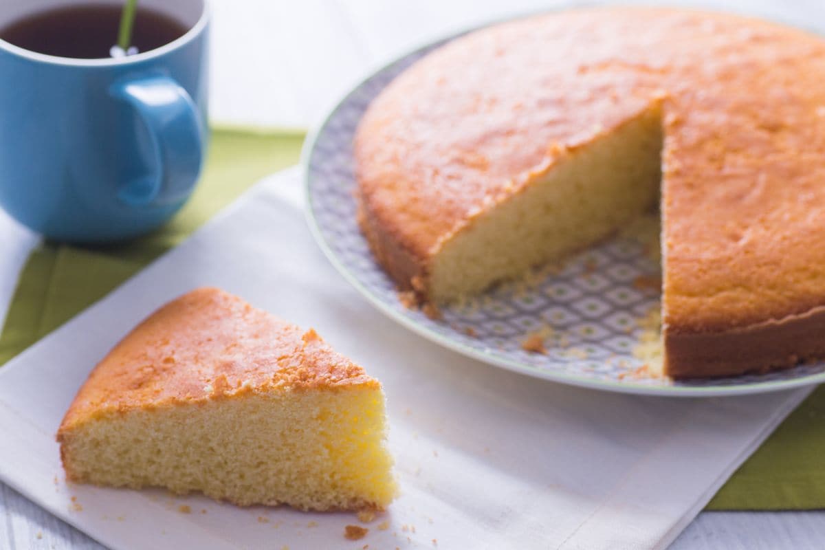 Cake with rice flour