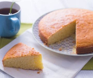 Cake with rice flour