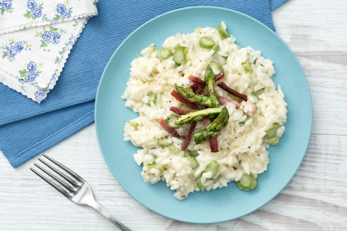 Asparagus and Speck Risotto