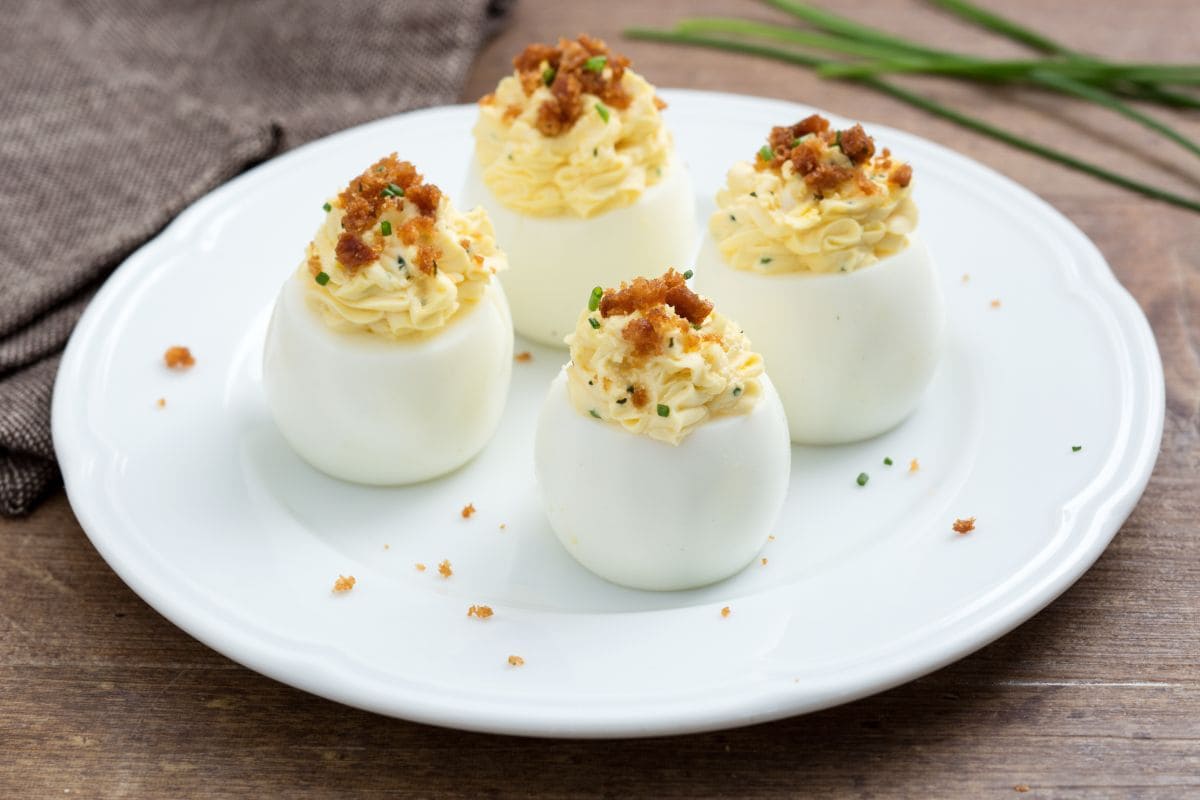 Stuffed Eggs with Fragrant Breadcrumbs