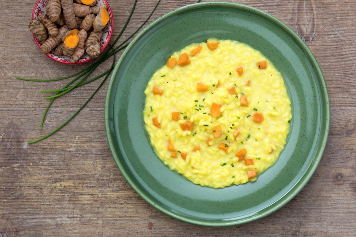 Turmeric risotto