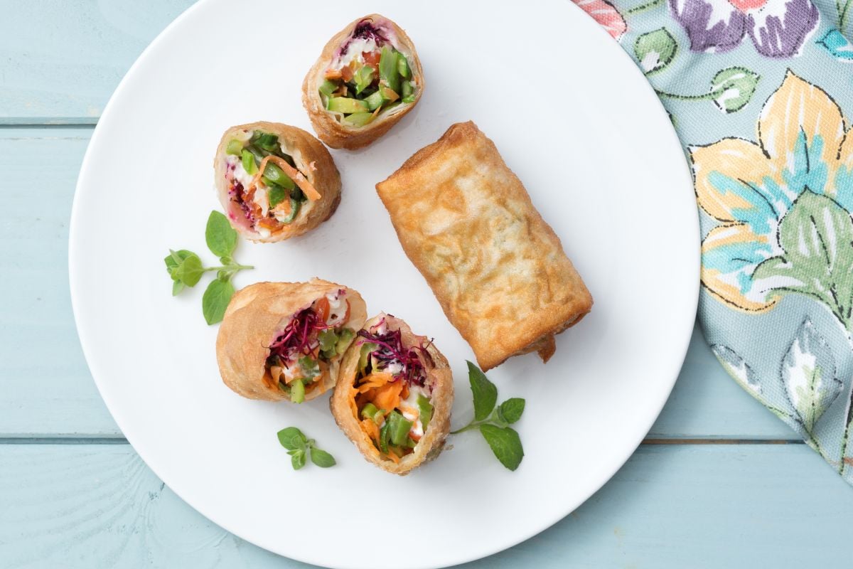 Vegetarian Phyllo Dough Rolls