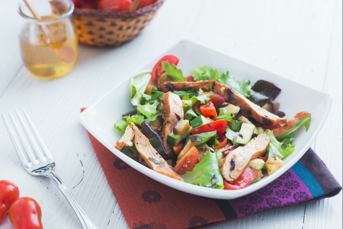 Chicken and Zucchini Salad