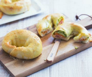 Quick savory doughnuts