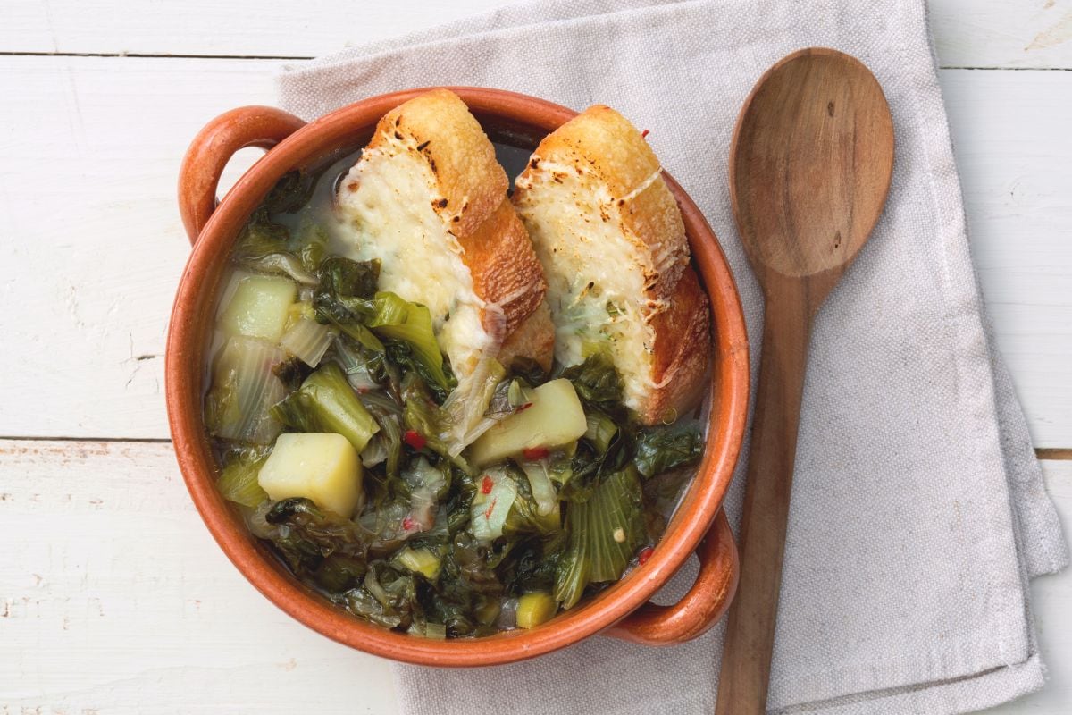 Escarole and Potato Soup