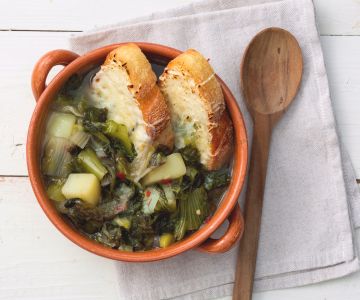 Escarole and Potato Soup