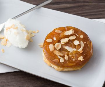 Mini apple and almond tatins
