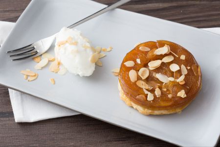 Mini apple and almond tatins