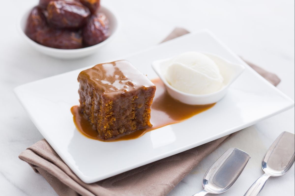 Sticky toffee pudding