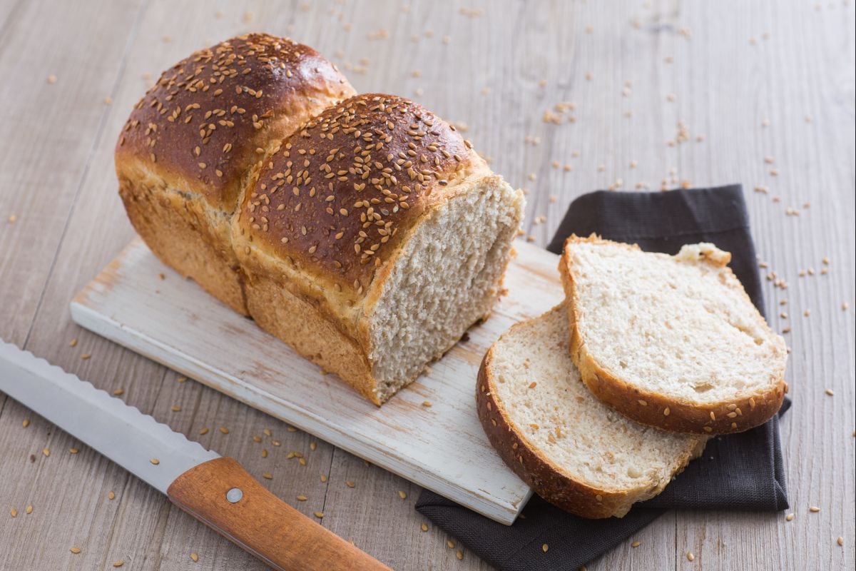Flaxseed Brioche Bread
