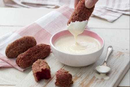 Beetroot croquettes