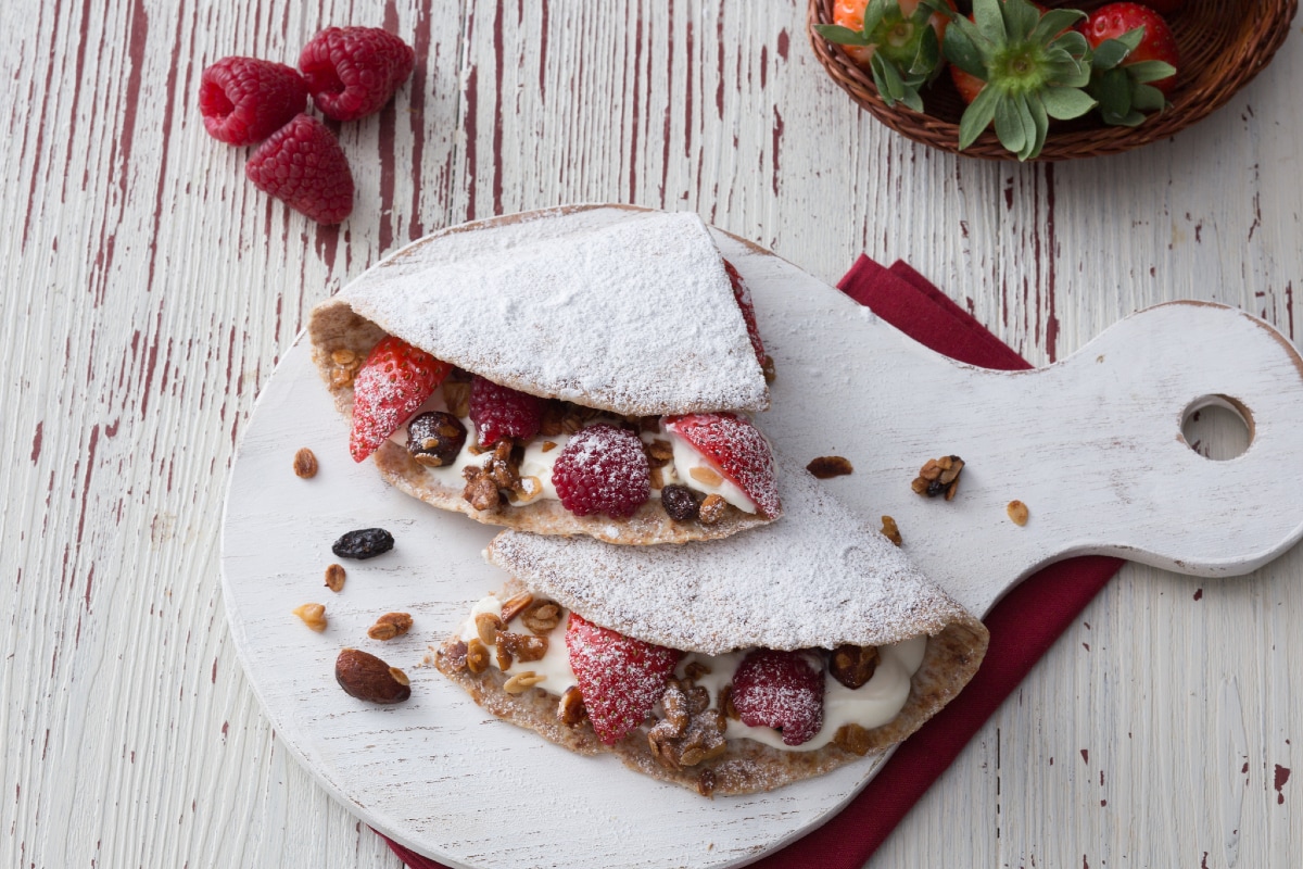 Yogurt and Granola Flatbread