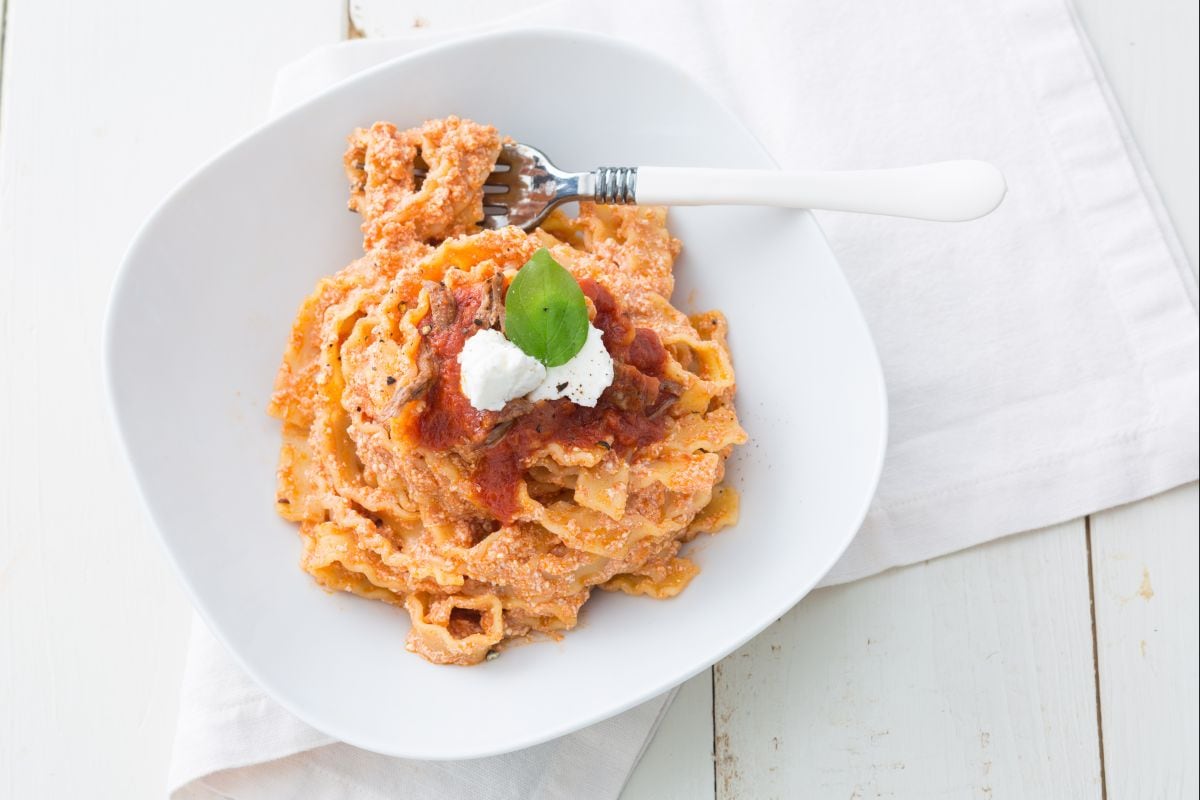 Manfredi with ricotta