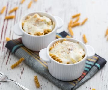 Baked pasta with fennel and béchamel
