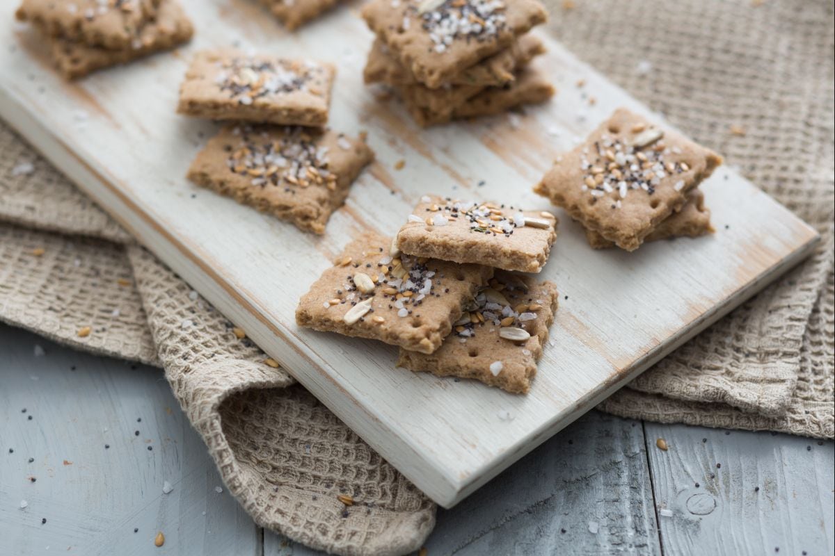Spelt crackers