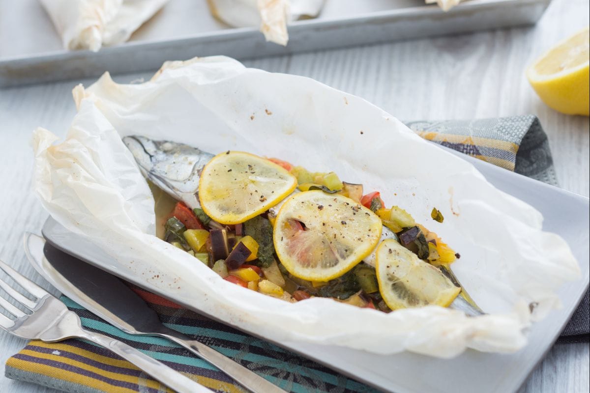 Mackerel en Papillote