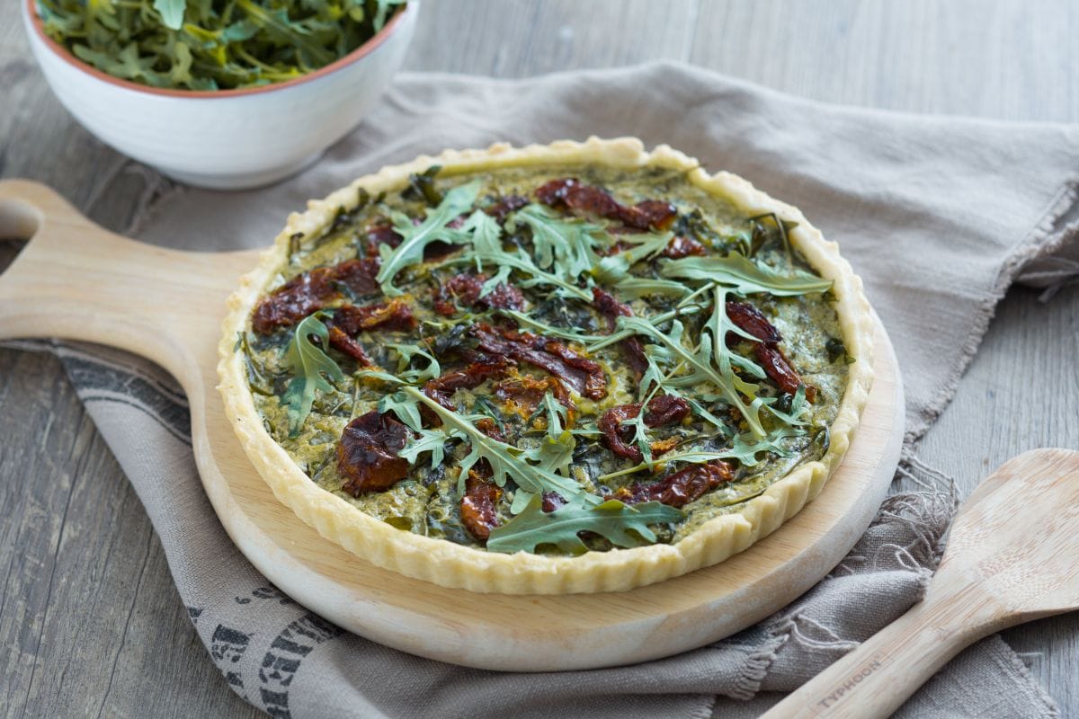 Rocket savory pie