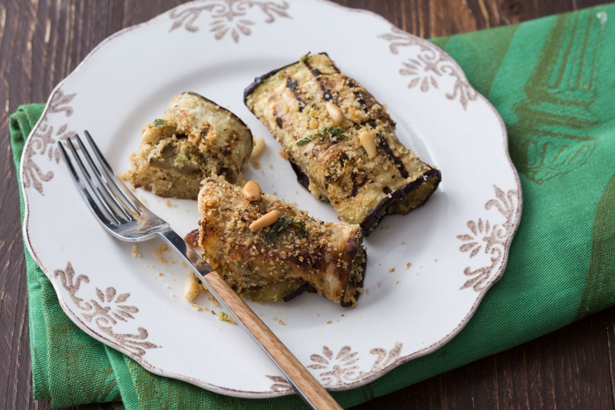 Eggplants Beccafico Style