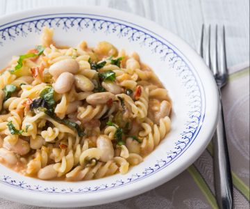 Summer pasta and beans